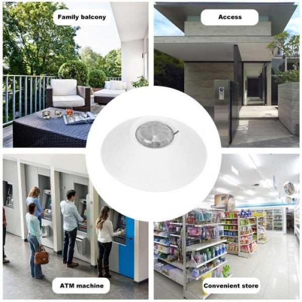 Directional Wired Ceiling-mount PIR Motion Sensor