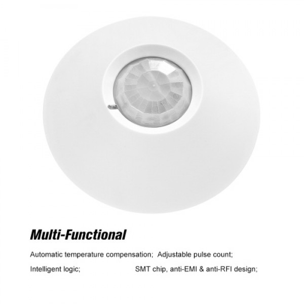 Directional Wired Ceiling-mount PIR Motion Sensor