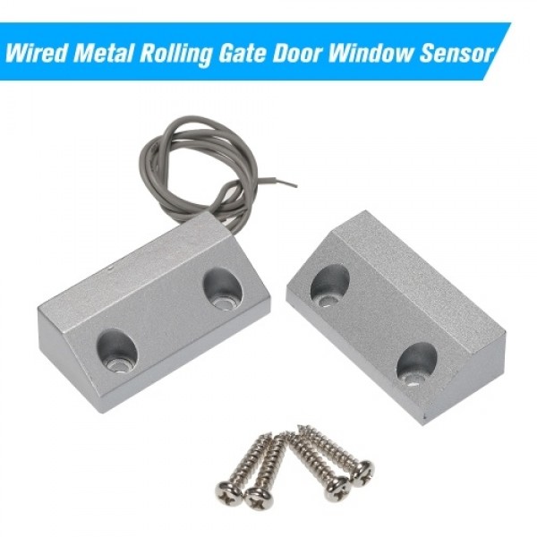 Wired Metal Rolling Gate Door Window Sensor Magnetic Contacts Alarm Reed Switch Detector for Alarm Access Control System