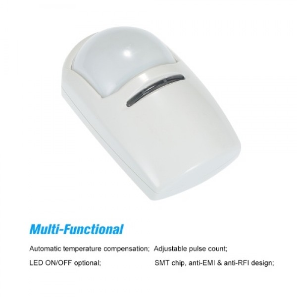 Wired PIR Motion Sensor Dual Passive Infrared Detector