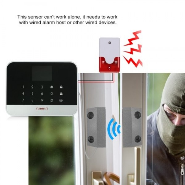 Wired Metal Rolling Gate Door Window Sensor Magnetic Contacts Alarm Reed Switch Detector for Alarm Access Control System