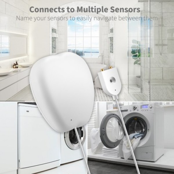 Smart Wi-Fi Water Sensor Flood and Leak Detector