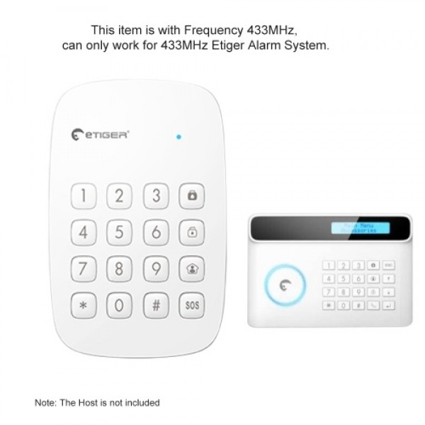 Etiger ES-K1A 433MHz Wireless Alarm System Keypad