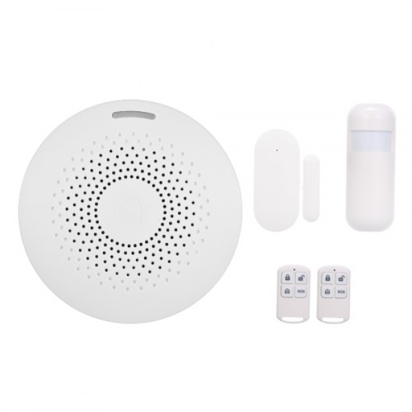 WiFi Alarm System Home Security Alarm System 433MHz Detector PIR Motion Sensor Wireless Door Window Sensor Remote Controller Voi