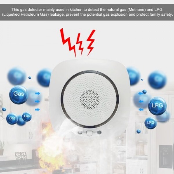 WIFI Gas Detector Household Combustible Gas Leak Detector