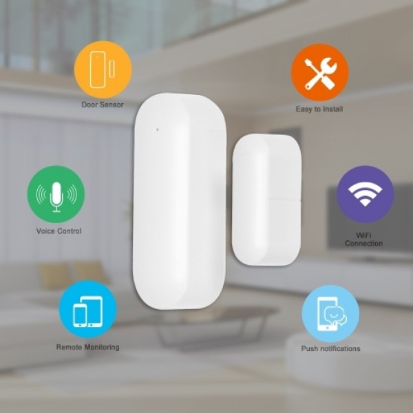 Wireless Door Window Sensor WiFi Smart Door Intrusion Detector