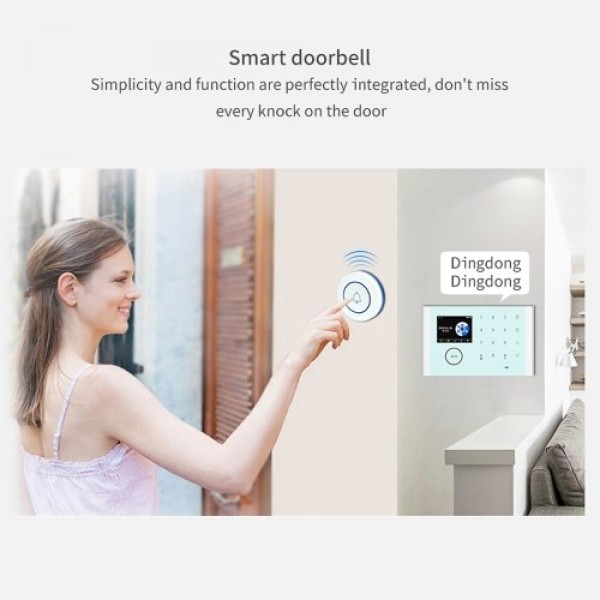 CS118 WiFi+GSM+GPRS 3 IN 1 Network Intelligent Home Alarm System