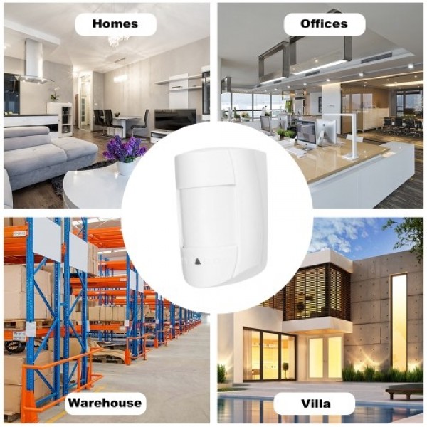 Wired PIR Motion Sensor Dual Passive Infrared Detector For Home Burglar Security Alarm System