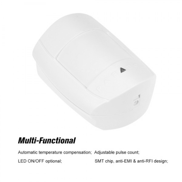 Wired PIR Motion Sensor Dual Passive Infrared Detector For Home Burglar Security Alarm System