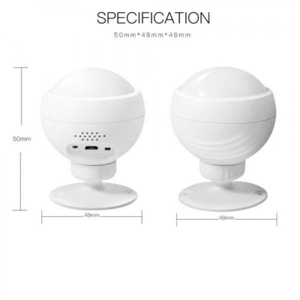 WIFI PIR Motion Sensor Wireless Passive Infrared Detector