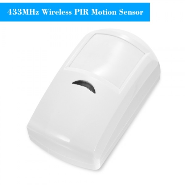 433MHz Wireless PIR Motion Sensor Passive Infrared Detector