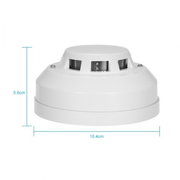 Wired Photoelectric Smoke Detector High Sensitive Smoke Alarm Sensor