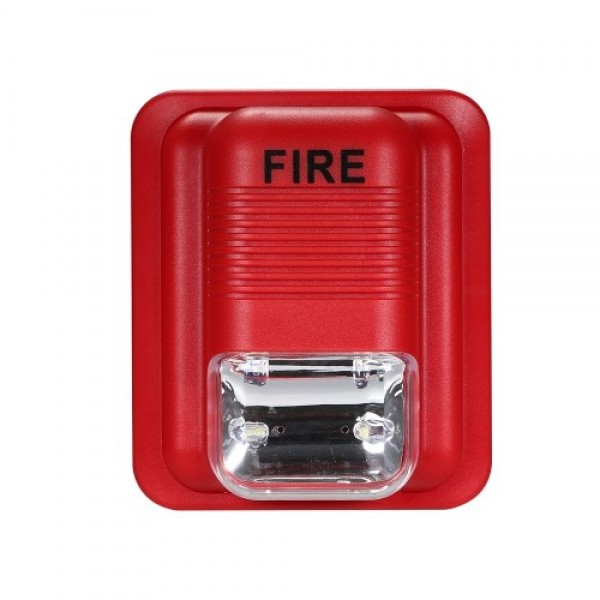 Fire Alarm Warning Strobe Siren Security System