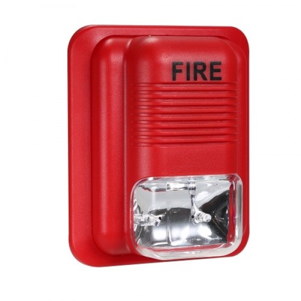 Fire Alarm Warning Strobe Siren Security System