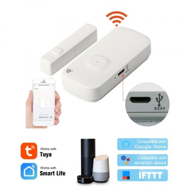 2PCS WIFI Door Sensor