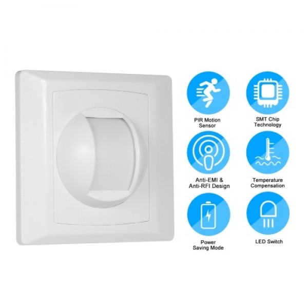 Wired PIR Motion Sensor Window Curtain Passive Infrared Alarm Detector