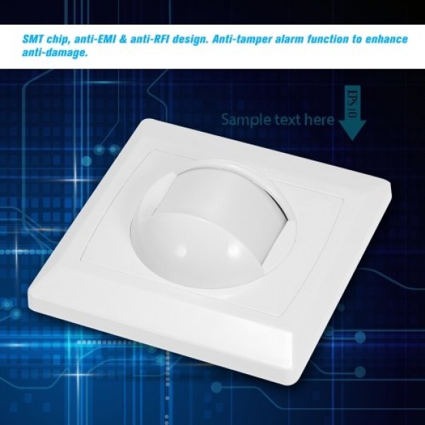 Wired PIR Motion Sensor Window Curtain Passive Infrared Alarm Detector