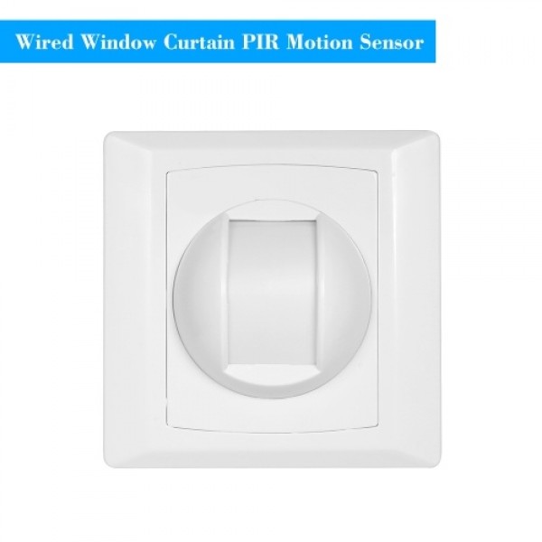 Wired PIR Motion Sensor Window Curtain Passive Infrared Alarm Detector