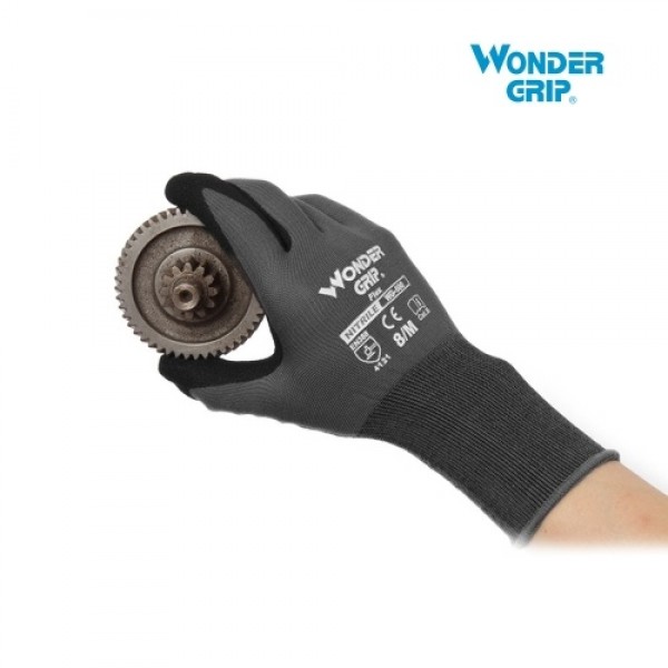 Wonder Grip Garden Safety Glove Nylon With Nitrile Sandy Coated Work Glove Abrasion-proof Universal Working Gloves