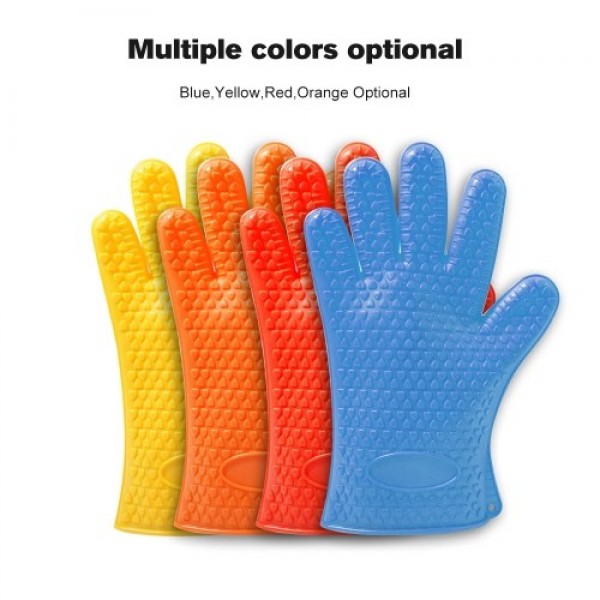 1PCS Silicone Glove Kitchen Heat Resistant Gloves