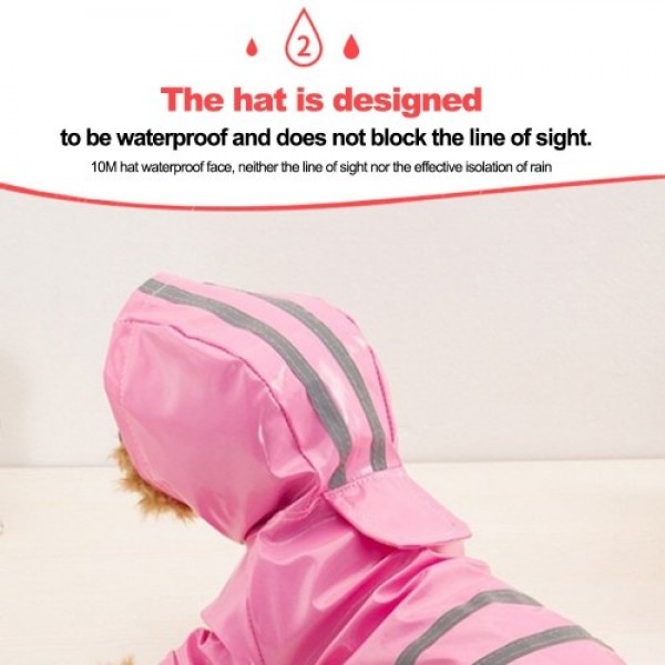 Pet Dog Reflective Raincoat