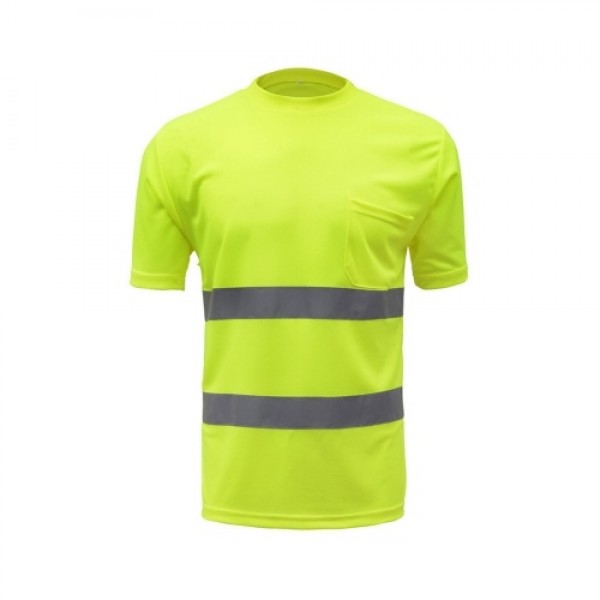 SFVest High Visibility Reflective Safety Work Shirt Reflective Vest Breathable Work Clothes Security Reflective T-shirt Working 