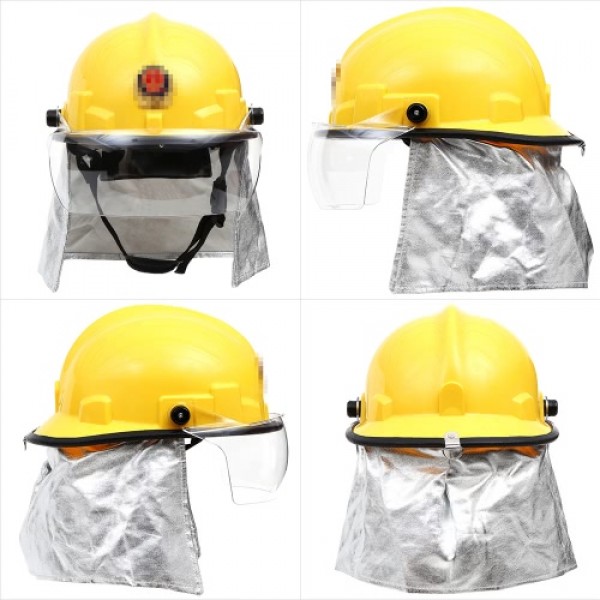 Fire Proof Fireman's Safety Helmet With Google Amice Electric Shock Prevention Flame-retardant Pierce Resistance Fire Fighting H