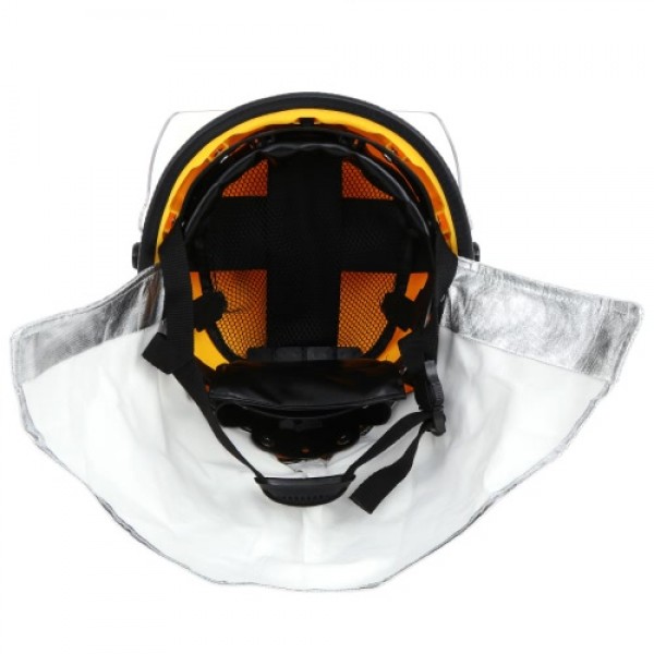 Fire Proof Fireman's Safety Helmet With Google Amice Electric Shock Prevention Flame-retardant Pierce Resistance Fire Fighting H