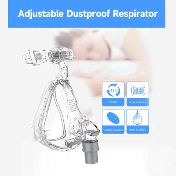 Reusable Dustproof Respirator Adjustable Mouth Nose Protection Respirator for Painting Welding Polishing Woodworking