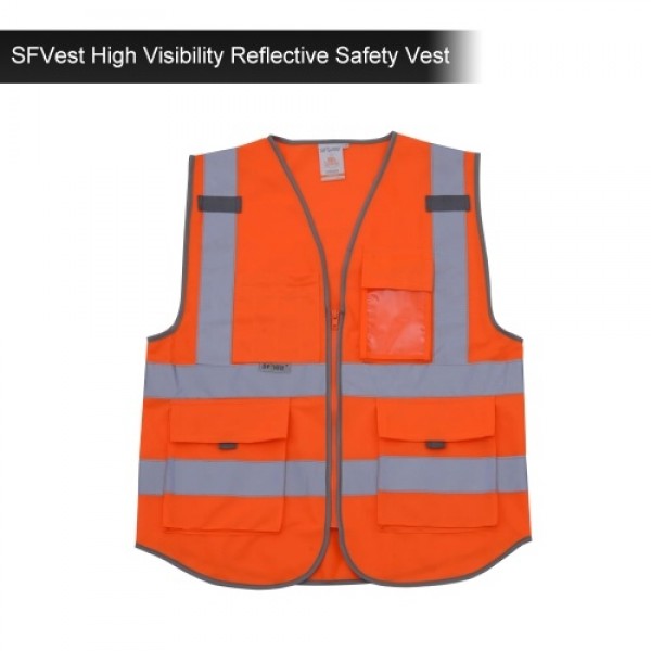 SFVest  High Visibility Reflective Safety Vest