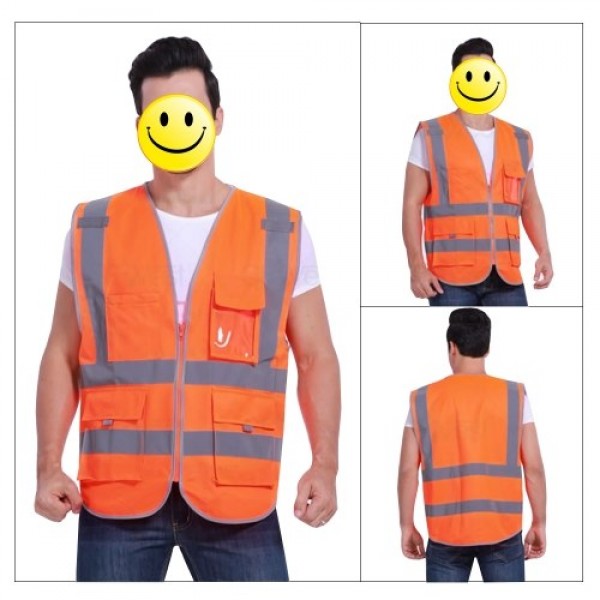 SFVest  High Visibility Reflective Safety Vest