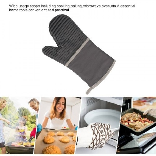 1PCS Heat Resistant Silicone Cotton Gloves