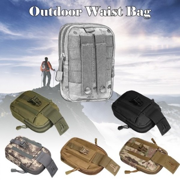 Outdoor Sports Casual Tactical Military Fanny Pack Phone Case Camping Hunting Bags