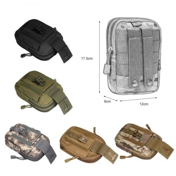 Outdoor Sports Casual Tactical Military Fanny Pack Phone Case Camping Hunting Bags