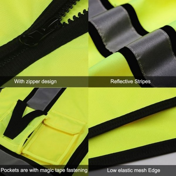 SFVest  High Visibility Reflective Safety Vest