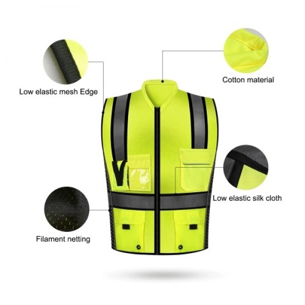 SFVest  High Visibility Reflective Safety Vest