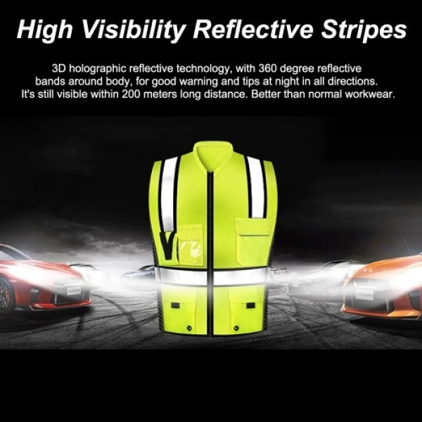 SFVest  High Visibility Reflective Safety Vest