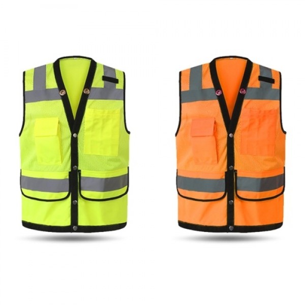 Safety Reflective Vest Workwear Security Working Clothes