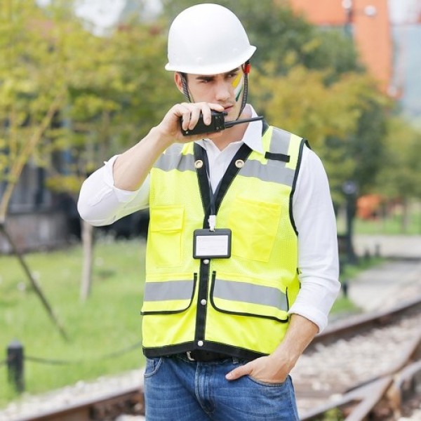 Safety Reflective Vest Workwear Security Working Clothes