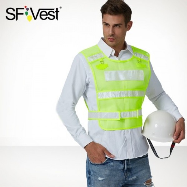 SFVest High Visibility Reflective Safety Vest Antifreeze Workwear Working Clothes Cold-resistant Reflective Vest Low temperature