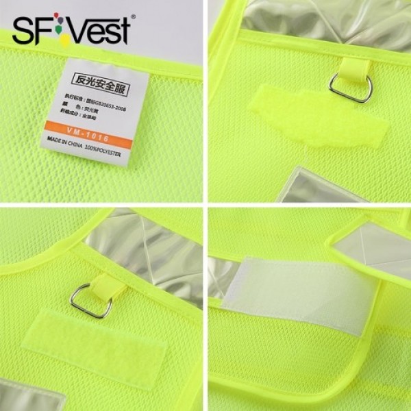 SFVest High Visibility Reflective Safety Vest Antifreeze Workwear Working Clothes Cold-resistant Reflective Vest Low temperature