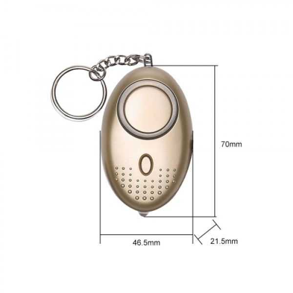 Personal Alarm Emergency Self-Defense Security Alarm Keychain