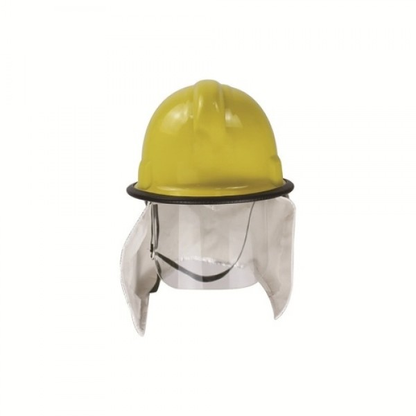 Fire Fighter Rescue Helmet Safety Cap with Fire Insulation Aluminum Foil Shawl PC Anti-scratch Mask Firefighter Safety Helmet