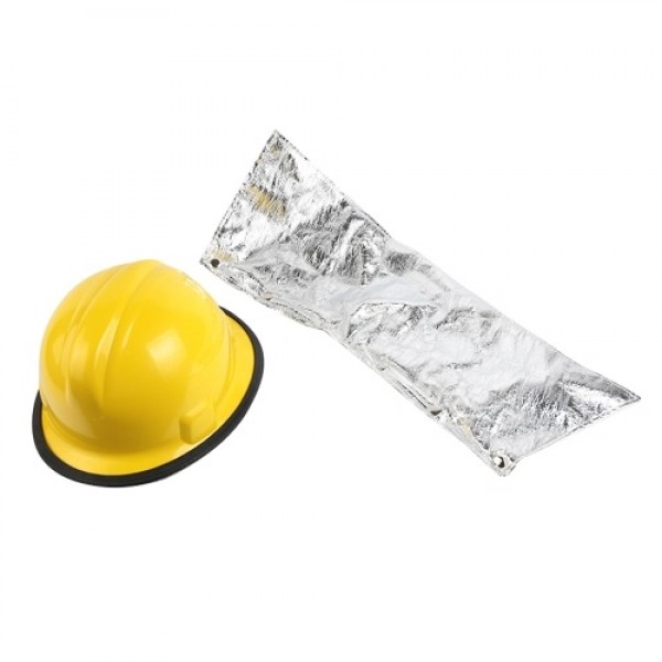 Fire Fighter Rescue Helmet Safety Cap with Fire Insulation Aluminum Foil Shawl PC Anti-scratch Mask Firefighter Safety Helmet