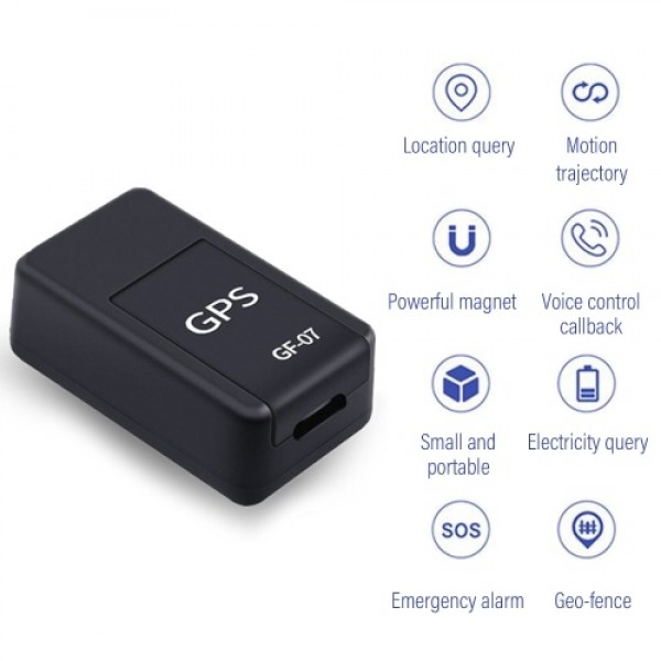 GF07 Tracking Device Mini GPS Tracker Real Time Tracking Locator Device Anti-theft Magnetic Tracker Vehicle Locator Voice Contro