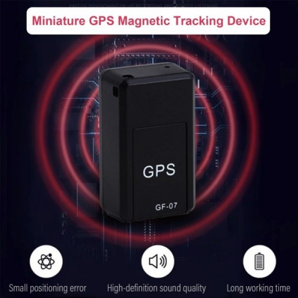 GF07 Tracking Device Mini GPS Tracker Real Time Tracking Locator Device Anti-theft Magnetic Tracker Vehicle Locator Voice Contro