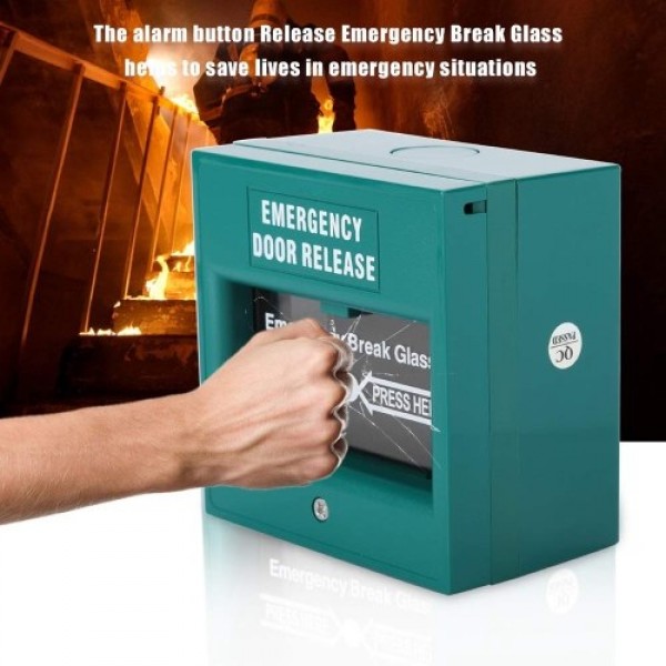 Fire Alarm Swtich Break Glass Exit Release Switch