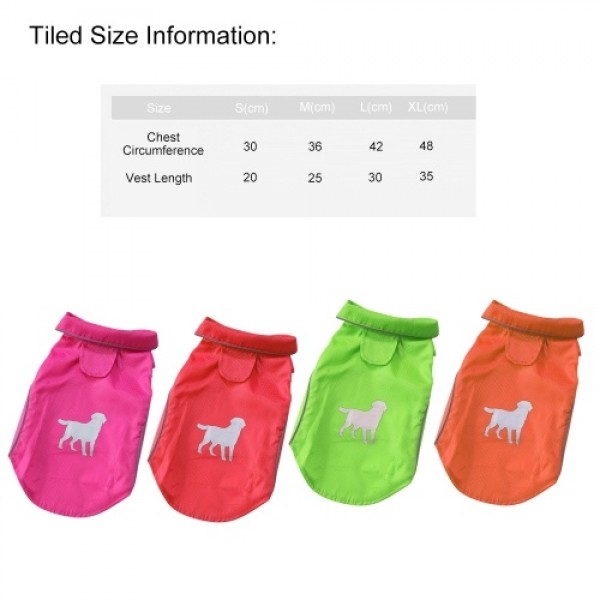 Summer Outdoor Puppy Pet Rain Coat