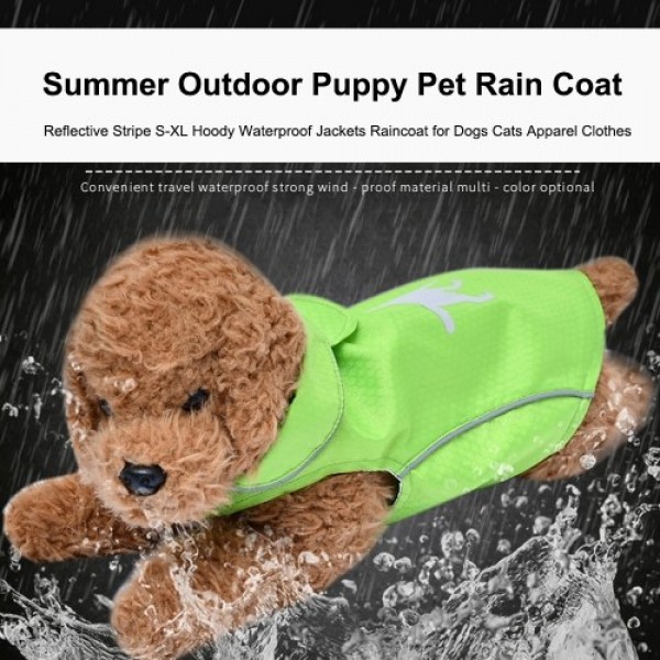 Summer Outdoor Puppy Pet Rain Coat