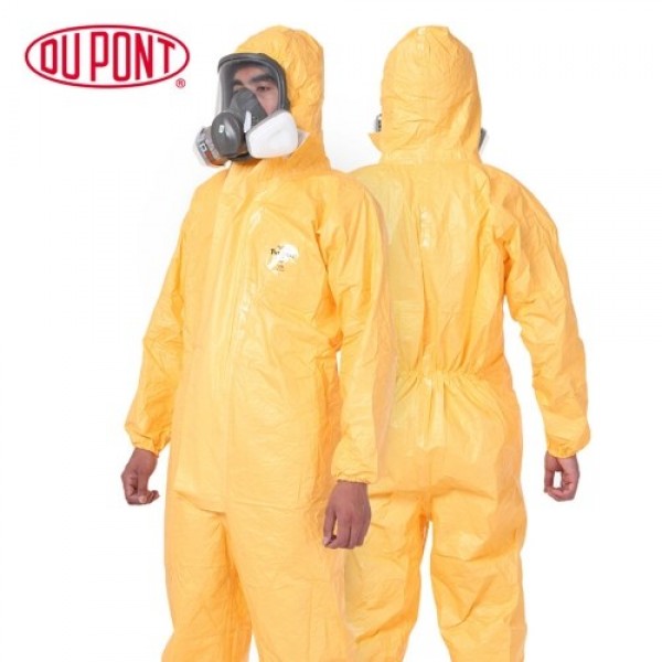 DU PONT Pro Safety Clothing Protective Coverall Chemicals Protective Clothing Hooded Sulfuric Acid Alkali Safety Coveralls Water